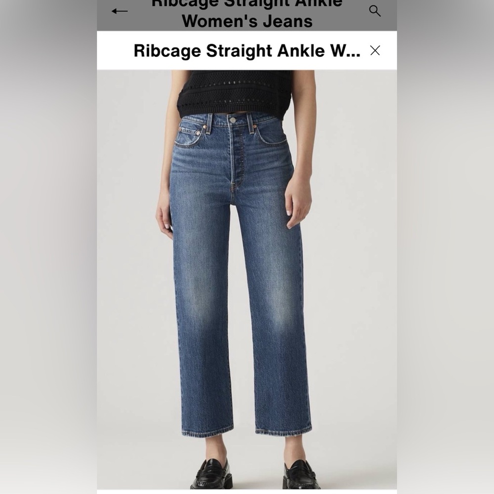🌸Levi’s Ribcage straight